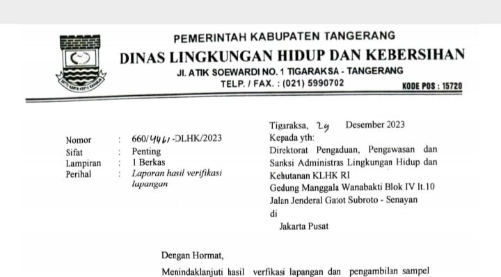 PT New Hope Indonesia Belum Memiliki IPAL, DLHK Layangkan Surat ke KLHK RI 2 IMG 4990